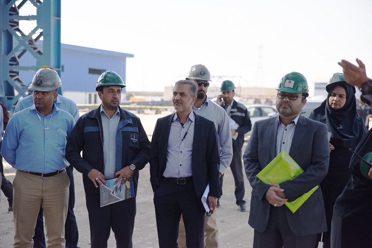 گزارش تصویری بازدید مسئولین نهاد ریاست جمهوری و مرکز پژوهشهای مجلس  از مجتمع جهان فولاد سیرجان