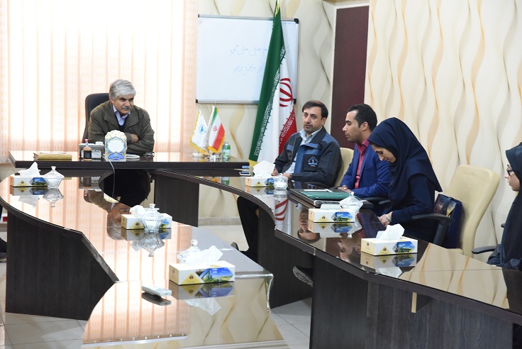 حضور اعضای کانون نابینایان و کم بینایان دکتر خزائلی سیرجان در مجتمع جهان فولاد سیرجان